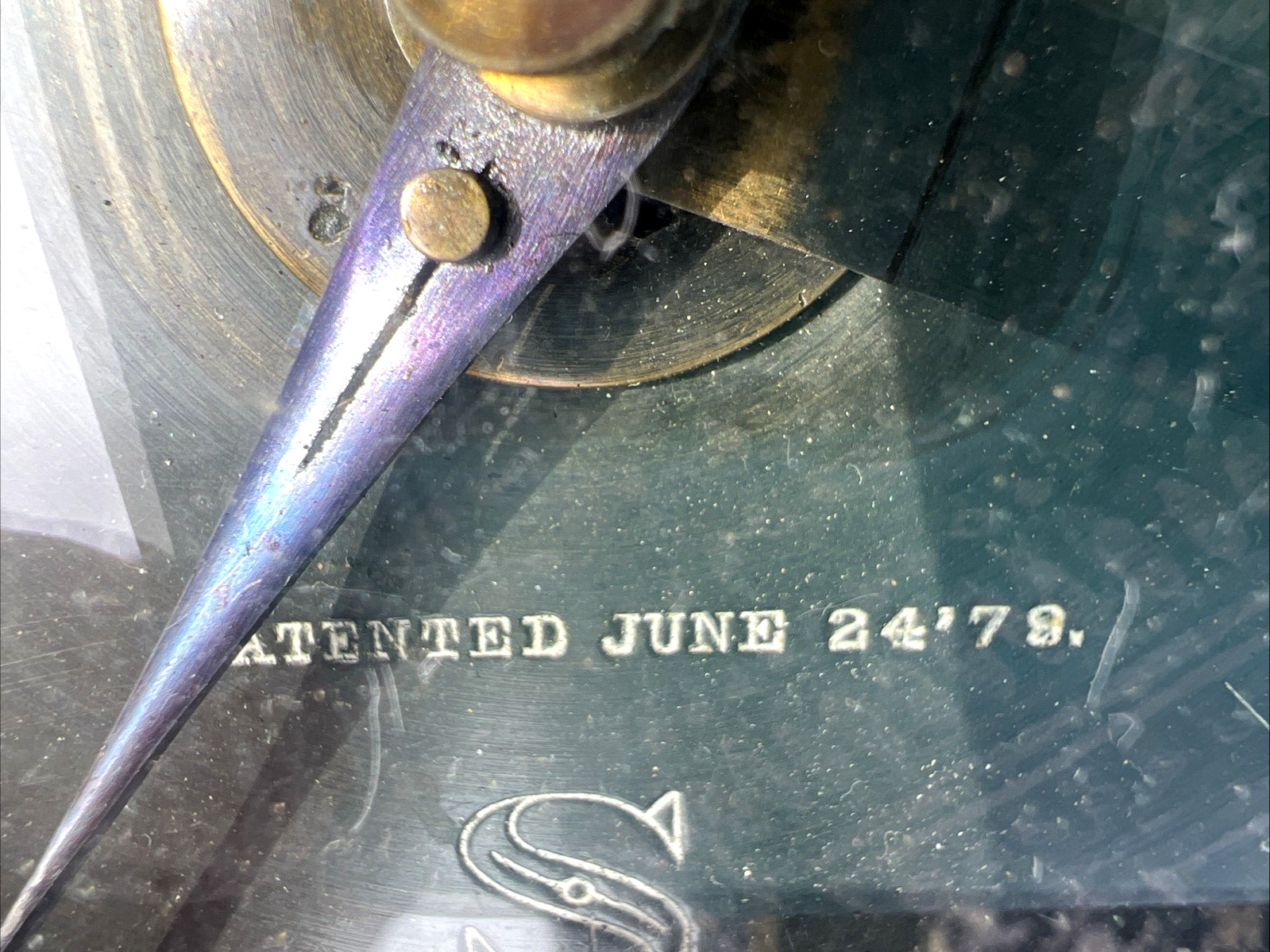 T.F. Randolph Antique Vintage Compass Survey Brass Alidade Transit Telescope