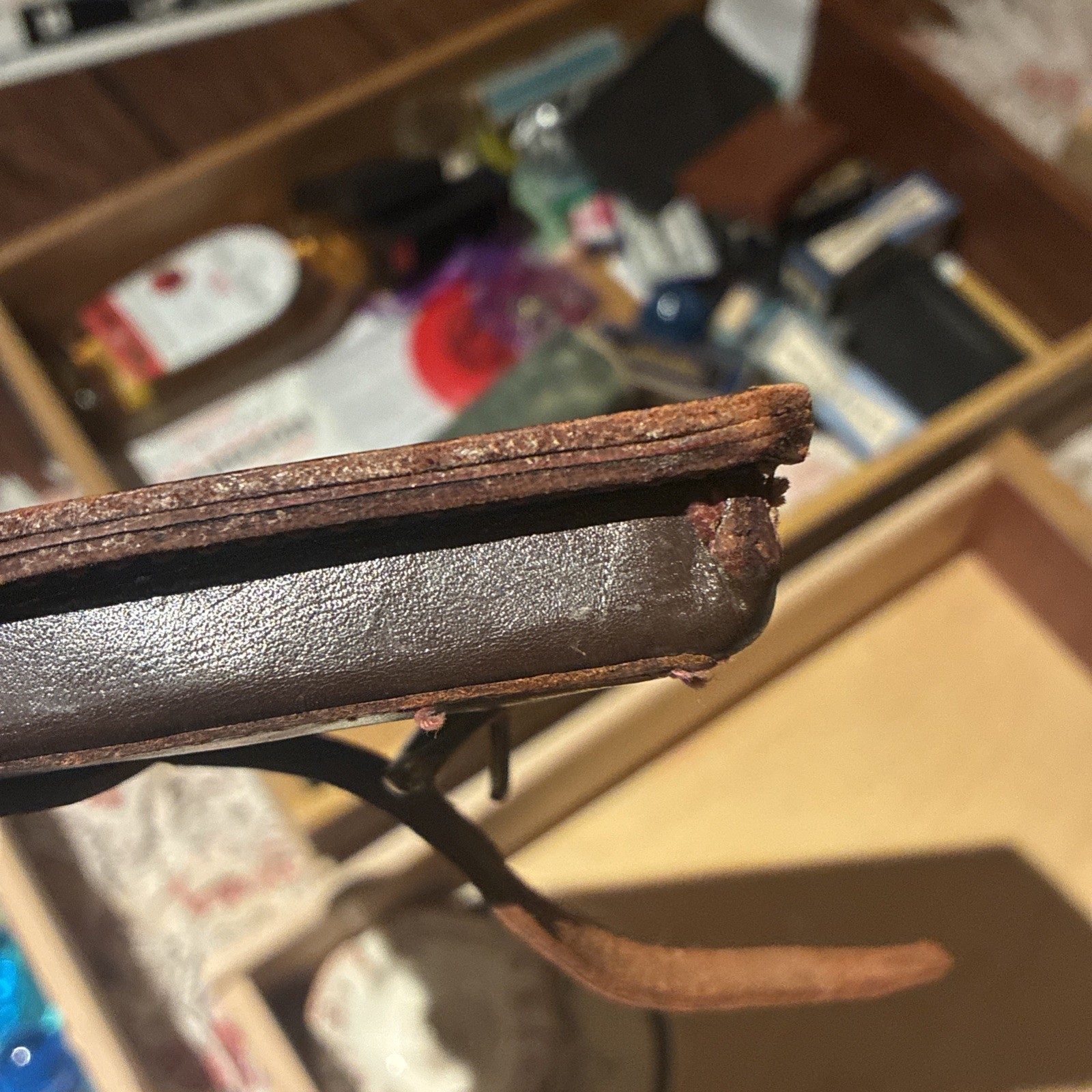 Topman Makers USGS leather surveyors belt pouch field case washington