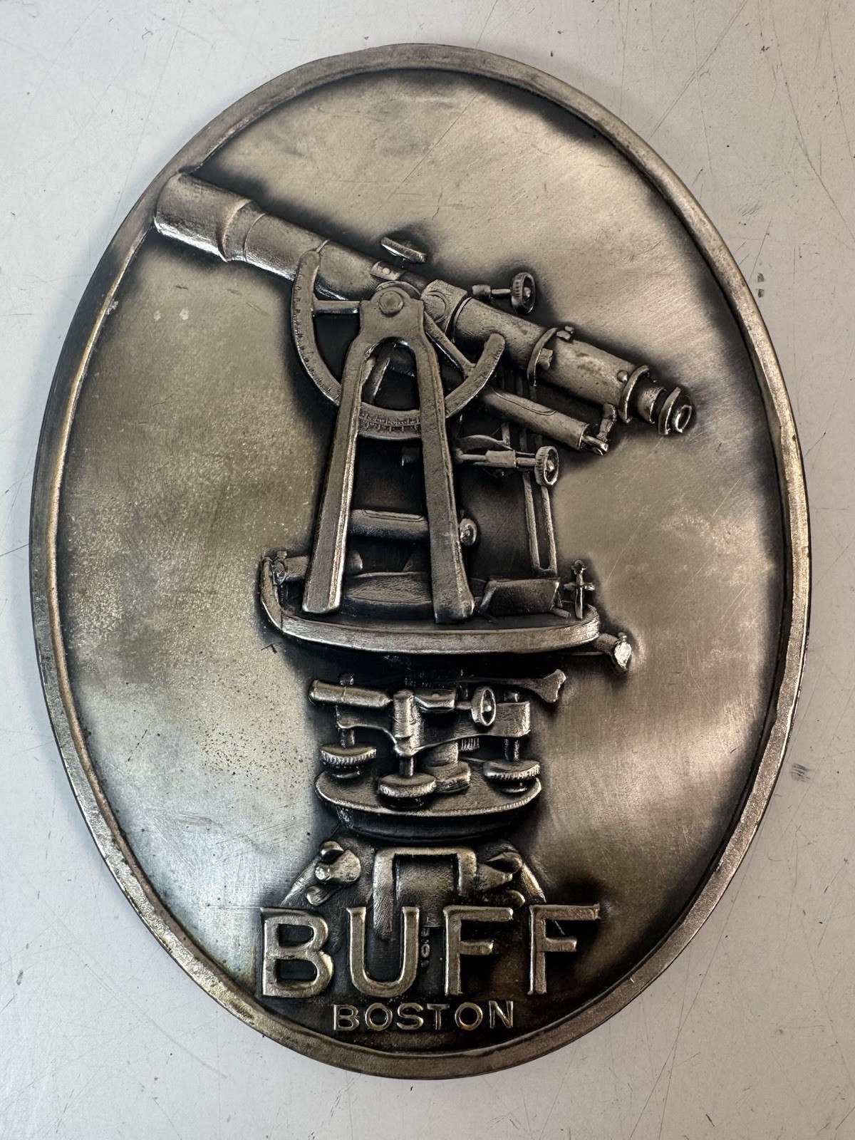 1930 Buff & Buff Surveying Transit Face Plate w/ Original Letter