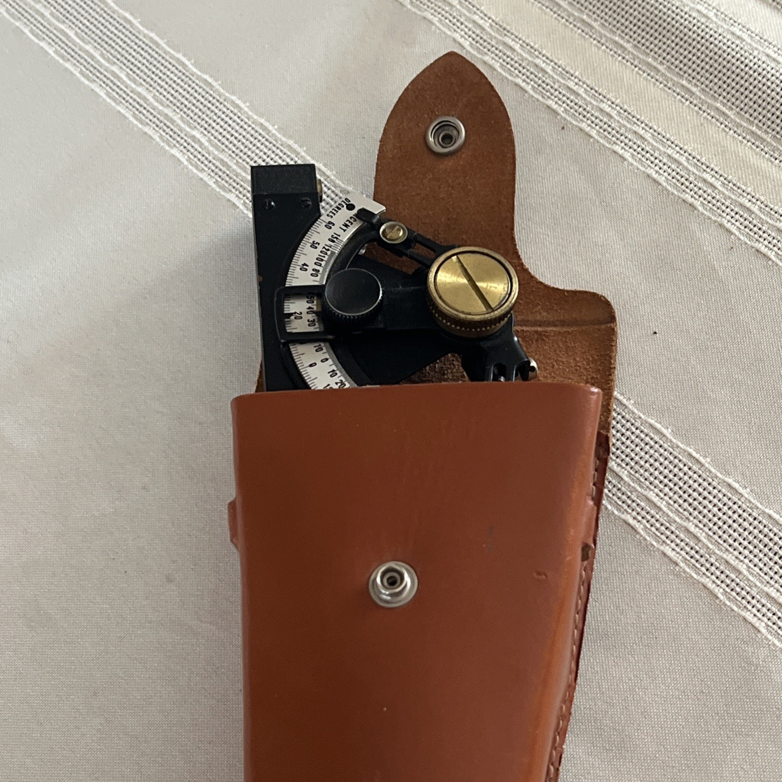 Vintage Dietzen Surveyor Equipment Tool Metal with Bubble Level