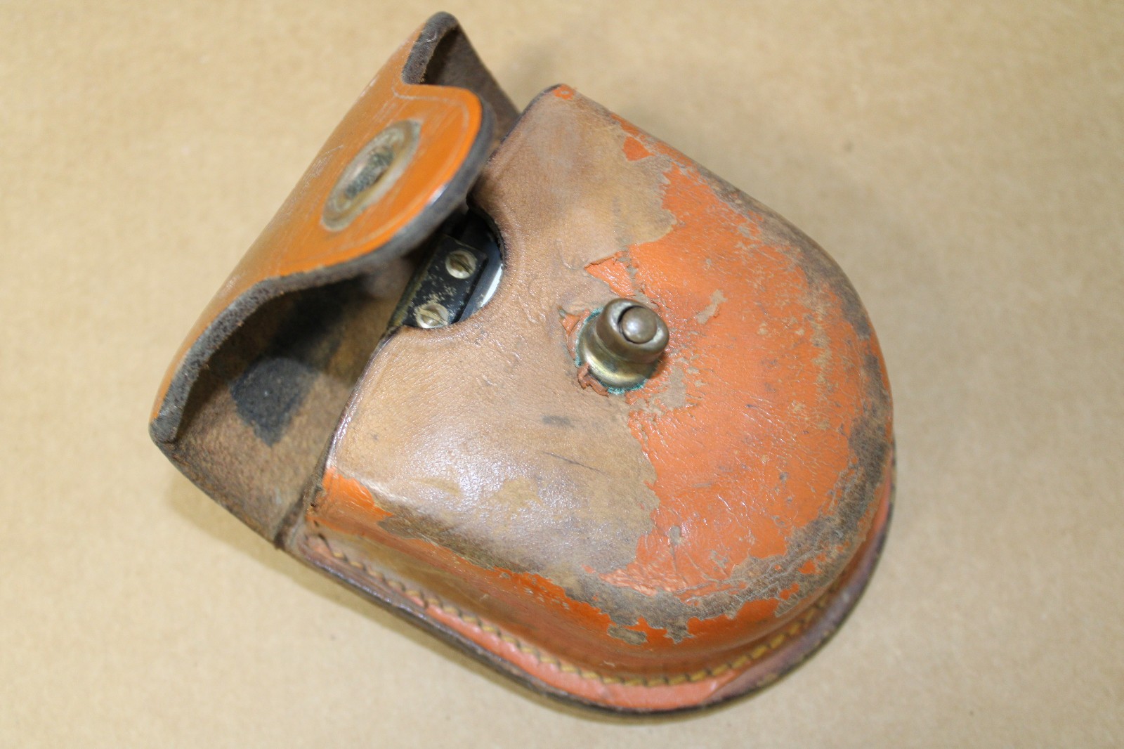 US Civil Engineer Corps Handheld Compass & Leather Case, Keuffel & Esser Co.