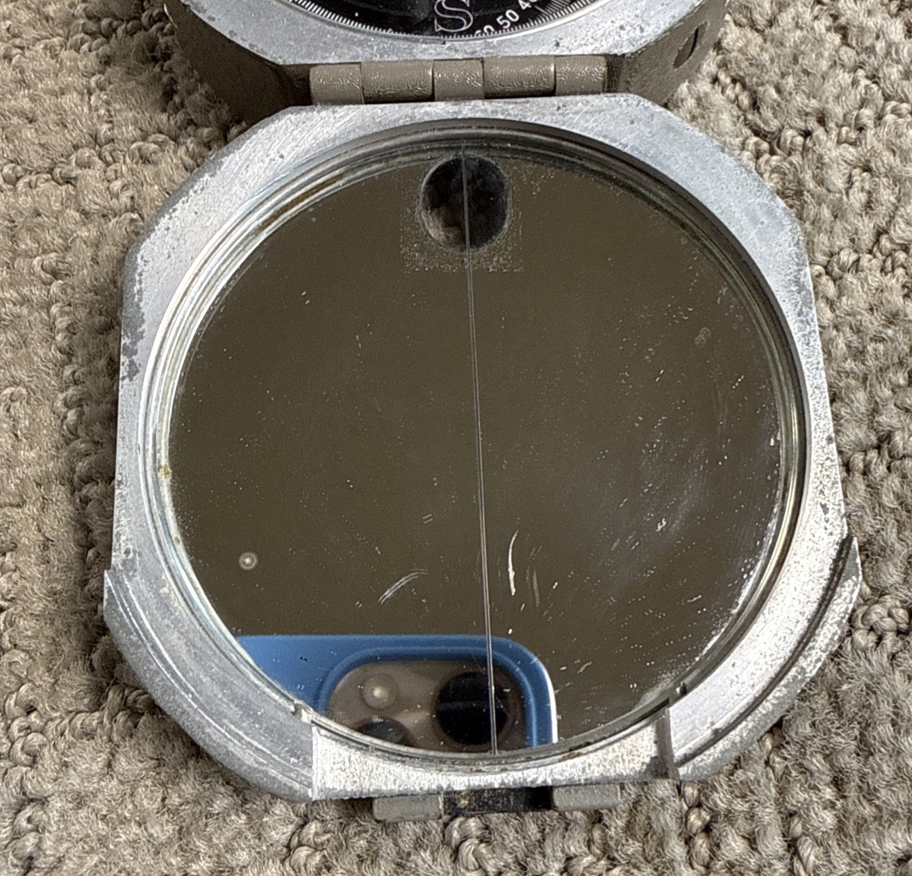 Vintage D. W. Brunton’s Pocket Transit w/ Leather Case Brunton Company Compass