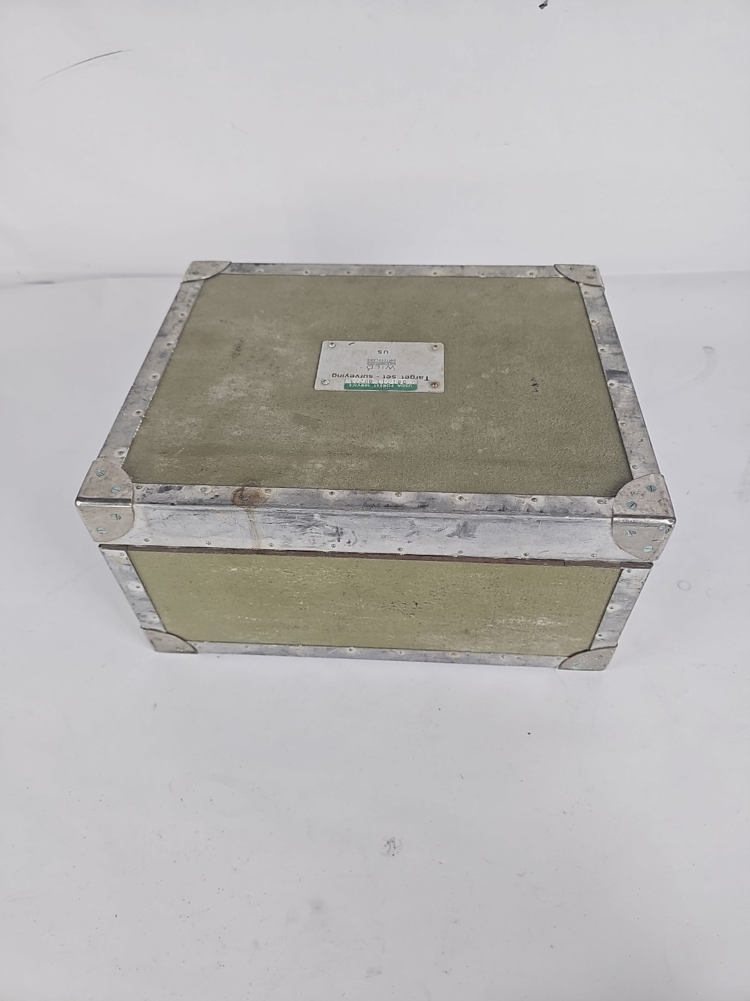 1961 Wild Heerbrugg Surveying Target Set USDA Forest Service Prism Case No Base