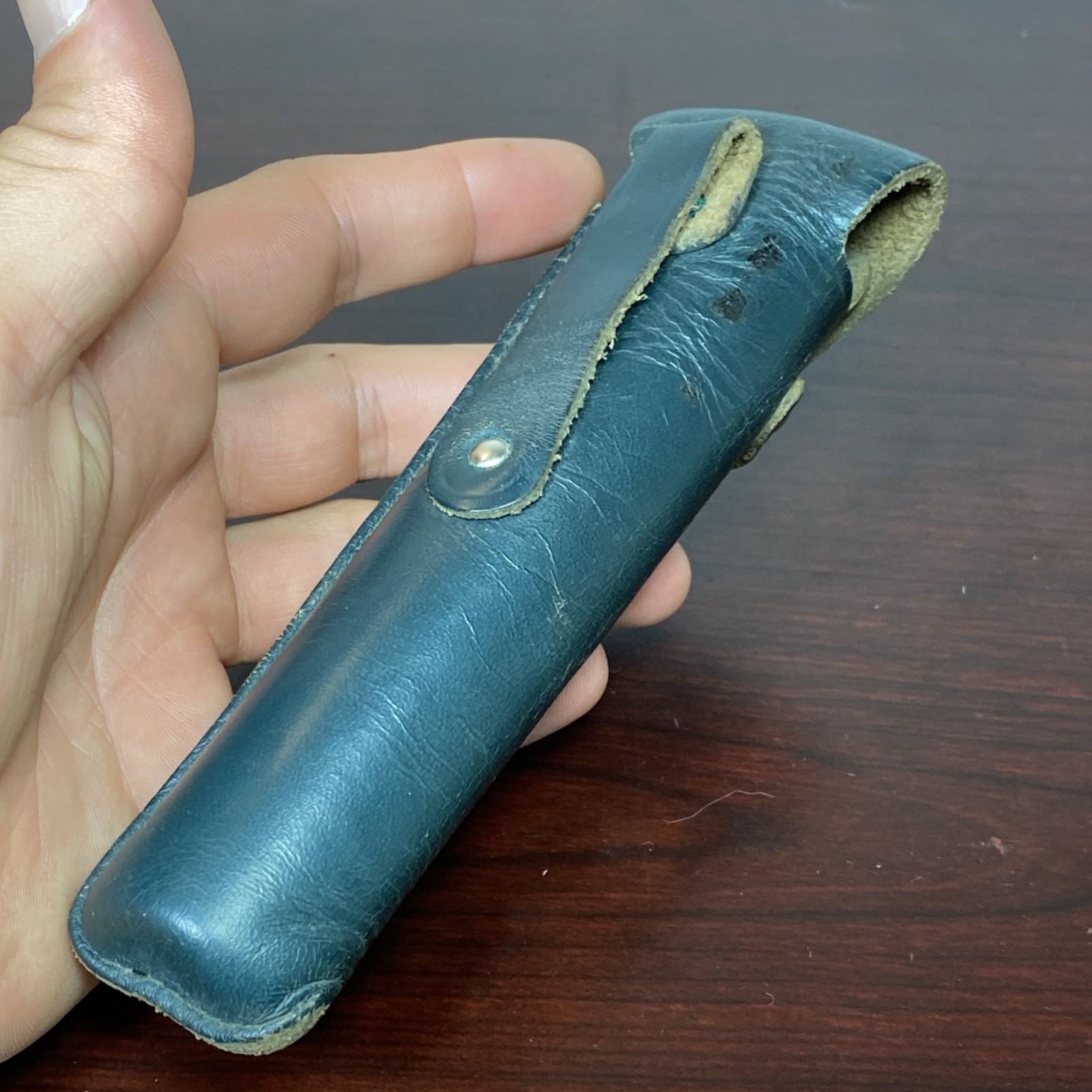 VTG K&E Keuffel & Esser Hand Held Bubble Level Surveyor Scope w/ Leather Case