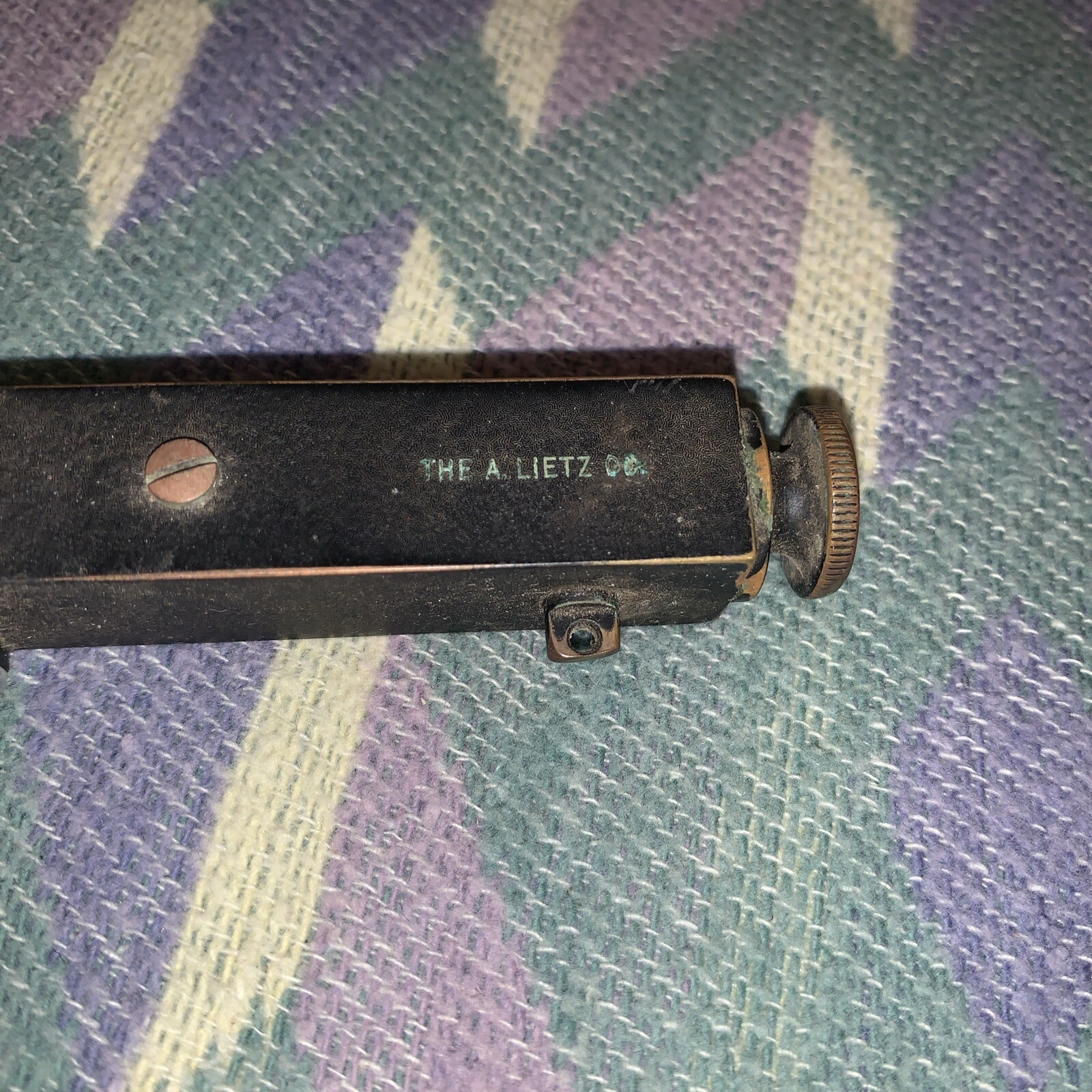 VINTAGE A. LIETZ CO. ABNEY LEVEL & CLINOMETER *BROKEN LEVEL SEE PICS*