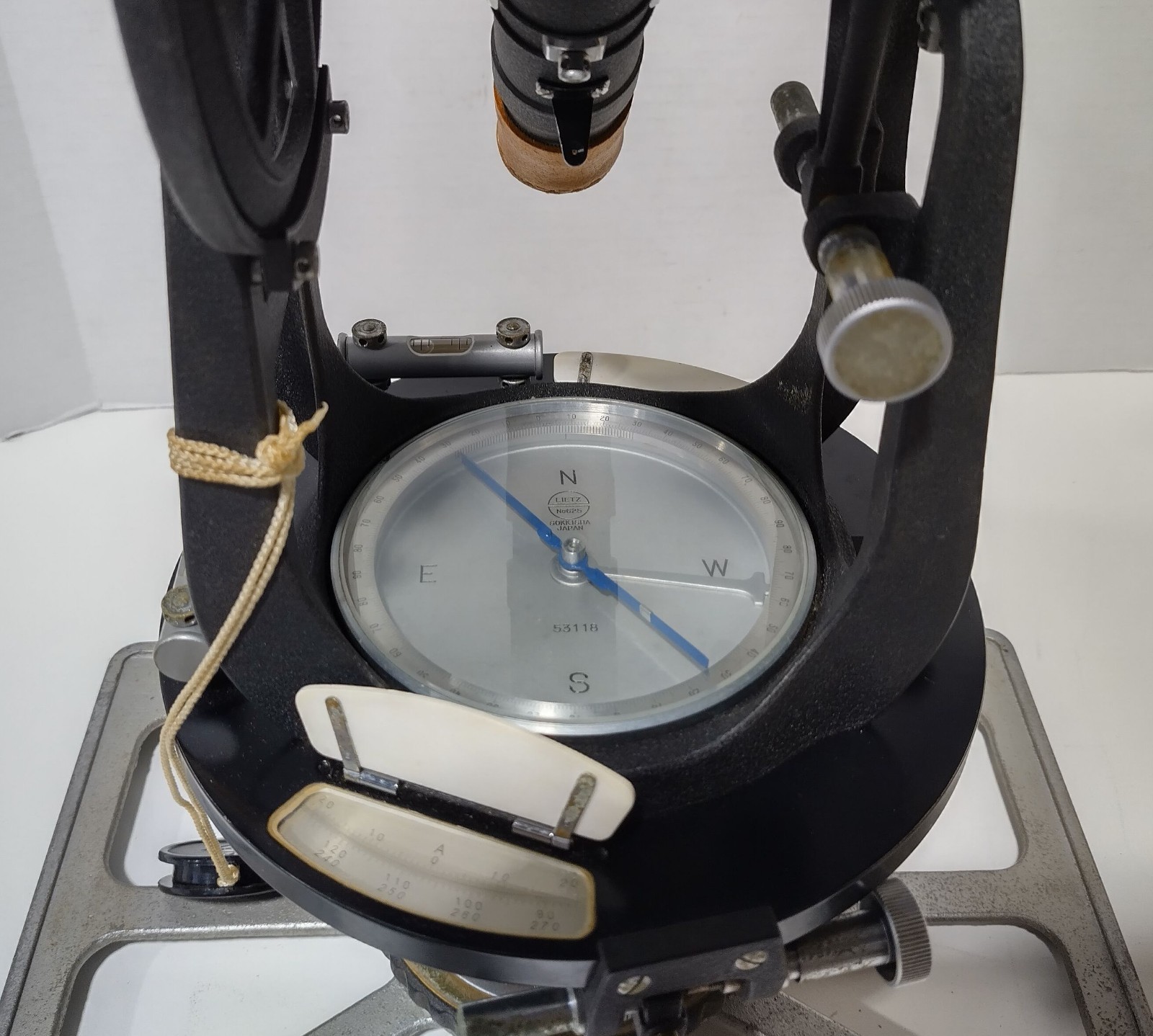 Lietz No. 625 Sokkisha Transit Compass w/Original Box Vintage Late 1960s 53118