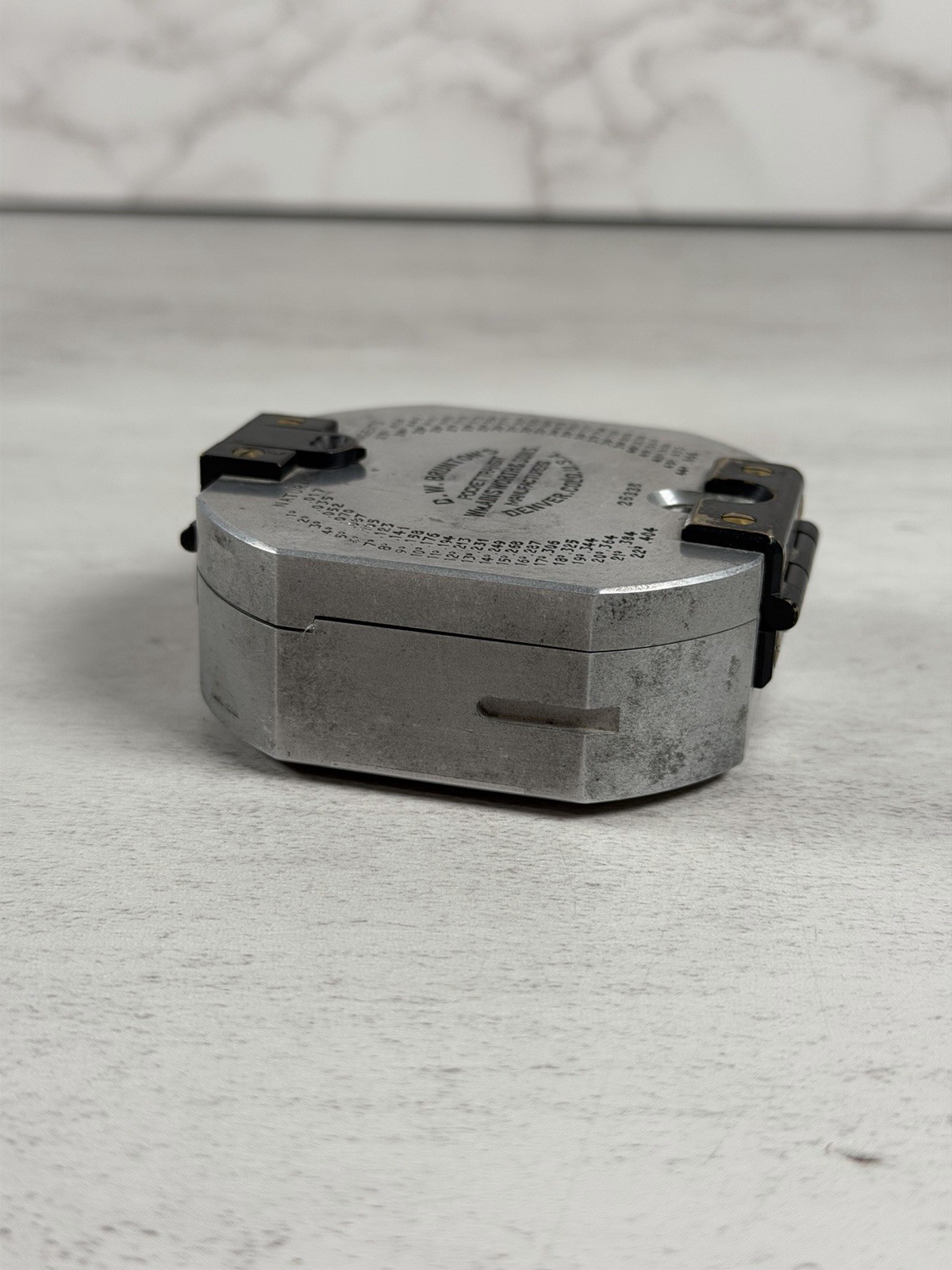 Vintage DW Bruntons Pocket Transit Compass USA Ainsworth & Sons