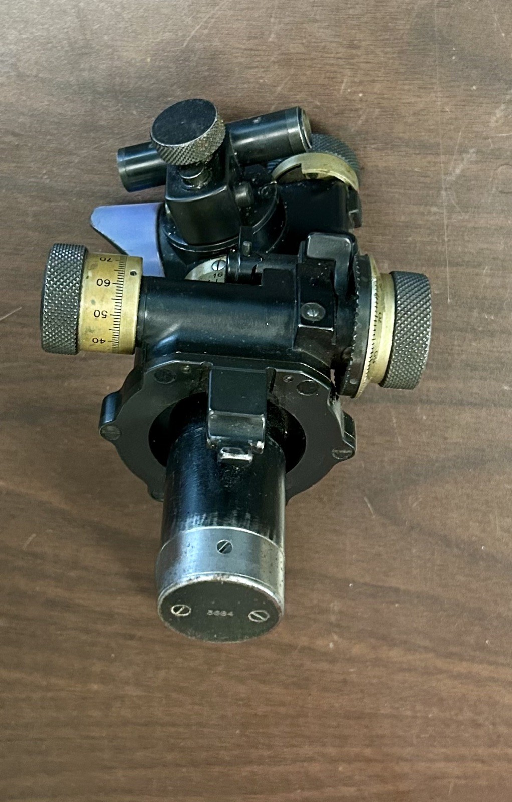 1943 Wild Heerbrugg WWII SURVEY SCOPE 3684 TESTED artillery 2109 VINTAGE RARE