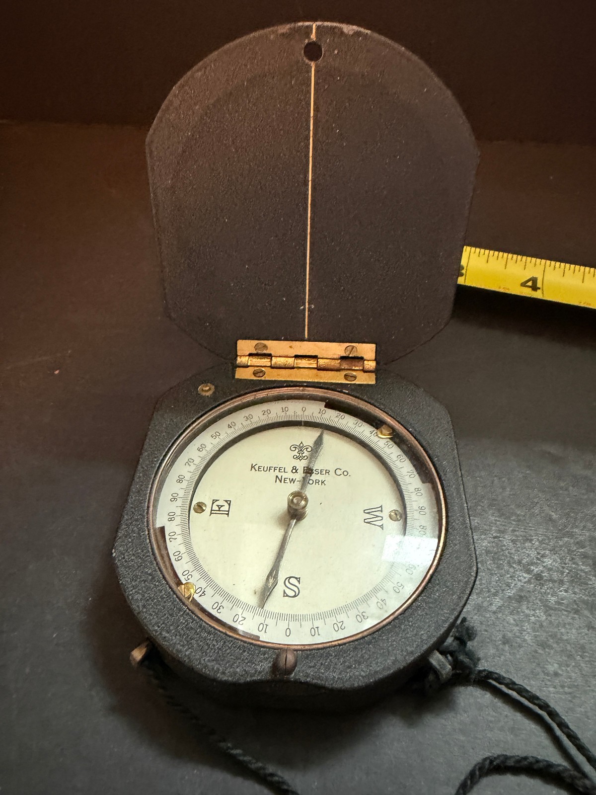 Vintage Keuffel & Esser Forestry Compass 5600X w/ Case – Survey Compass Untested