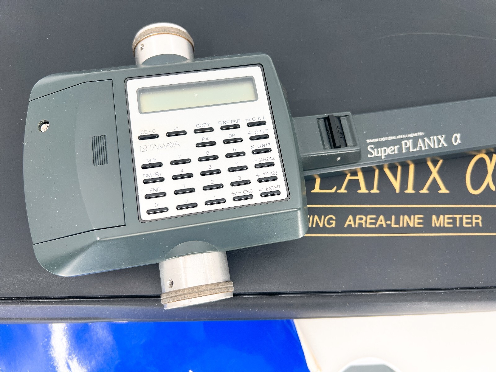 TAMAYA Super PLANIX α Alpha Area Line Digital PLANIMETER Tool Rare USED No Box
