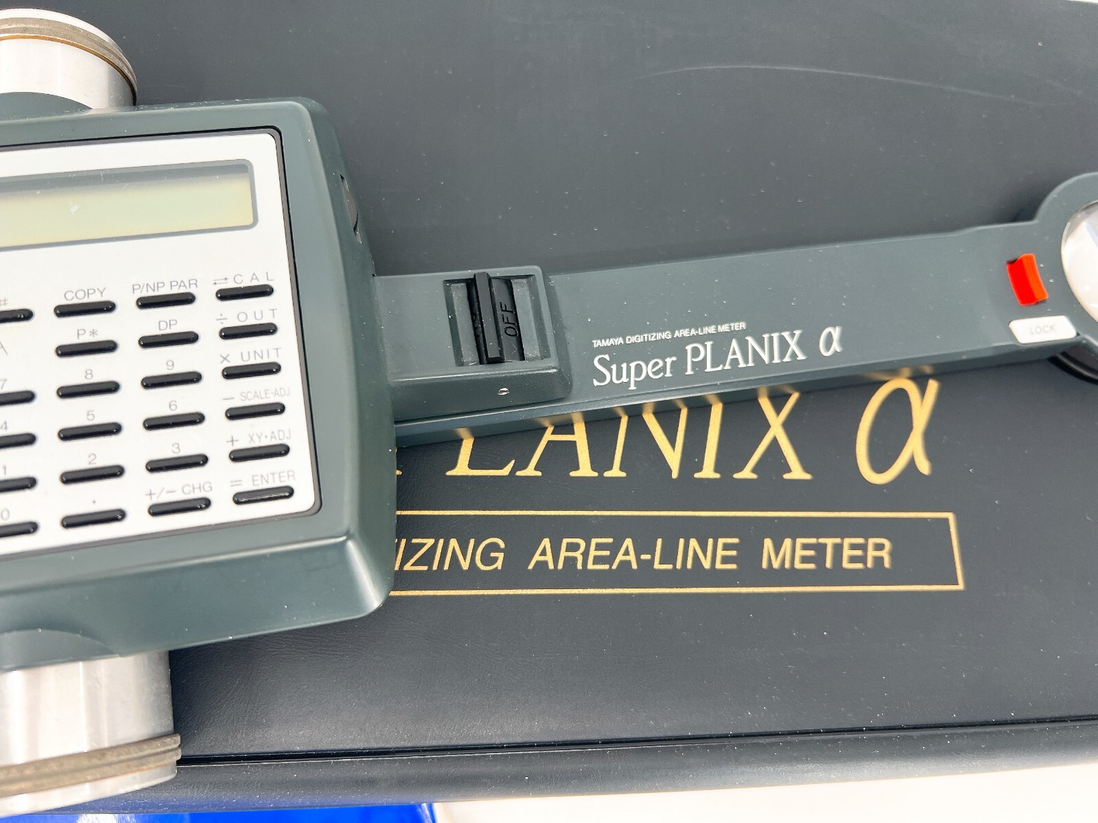 TAMAYA Super PLANIX α Alpha Area Line Digital PLANIMETER Tool Rare USED No Box