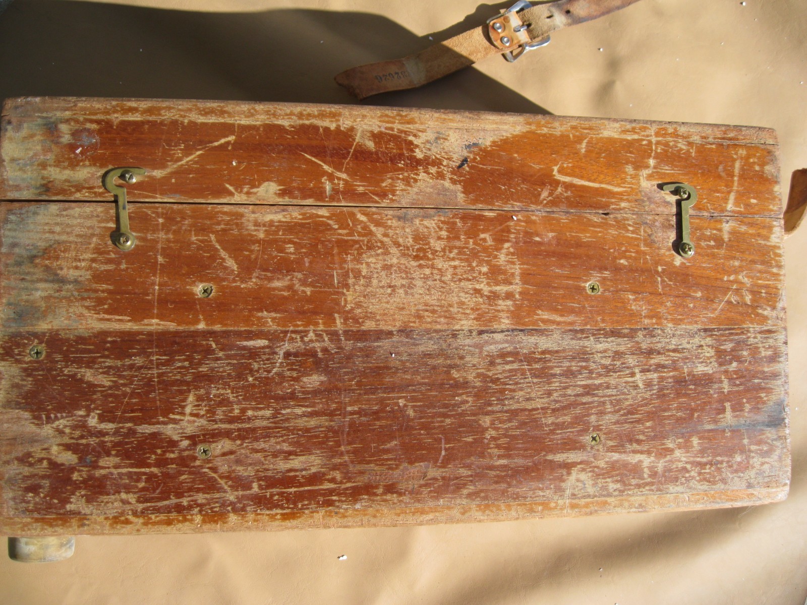 Vintage Brunson Dumpy Level Model 45, Wood Case, Good condition, Works Properly