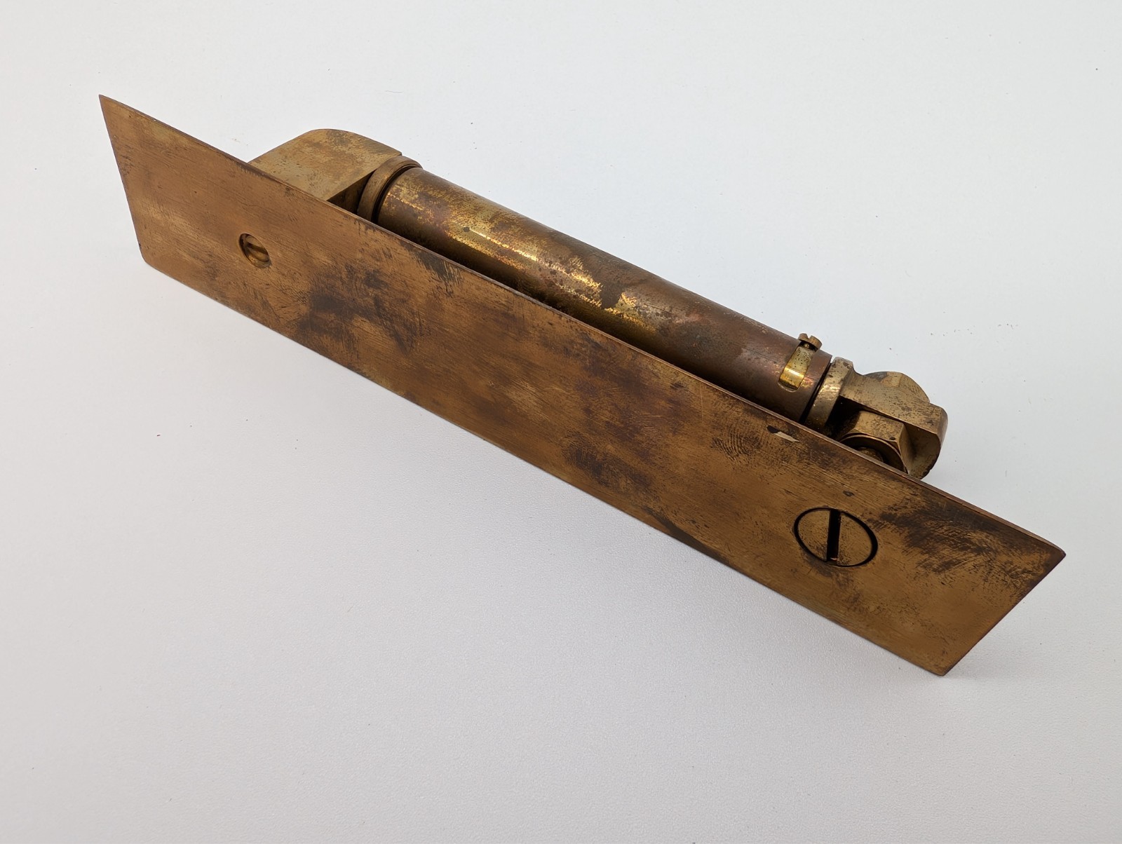 Decorative Brass Spirit Level Vintage Style London Esq Inlaid Wooden Gift Box