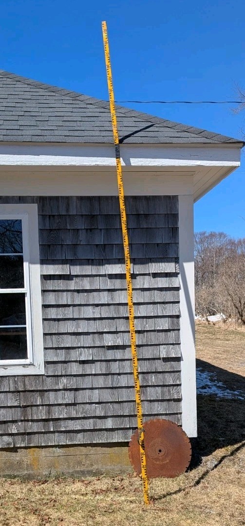 Vintage Grade Rod Transit Survey Measuring Stick 13′ Wood 4 Folds