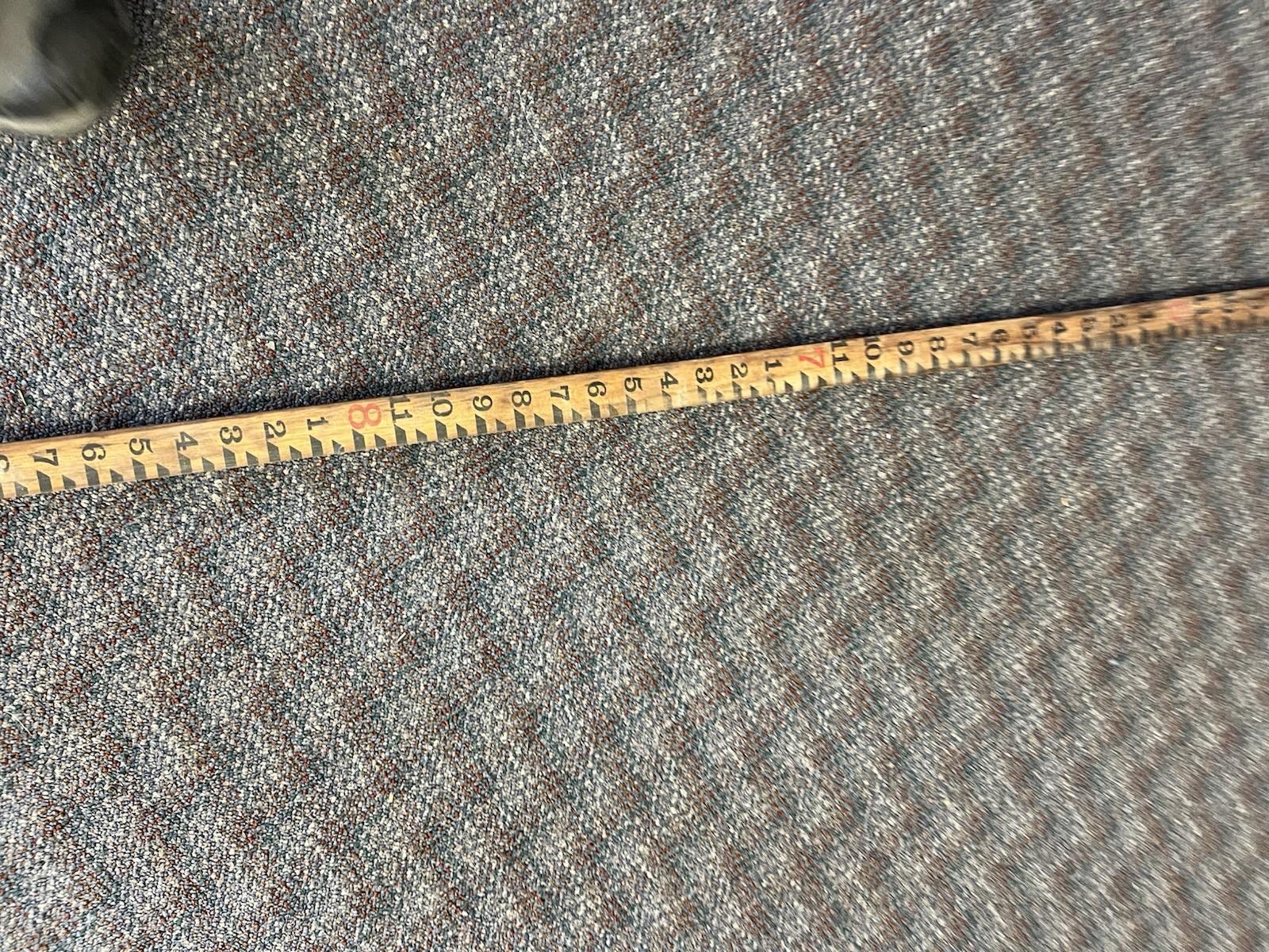 Vintage WOOD MEASURING STICK grade rod rule surveying level story pole Wall Art