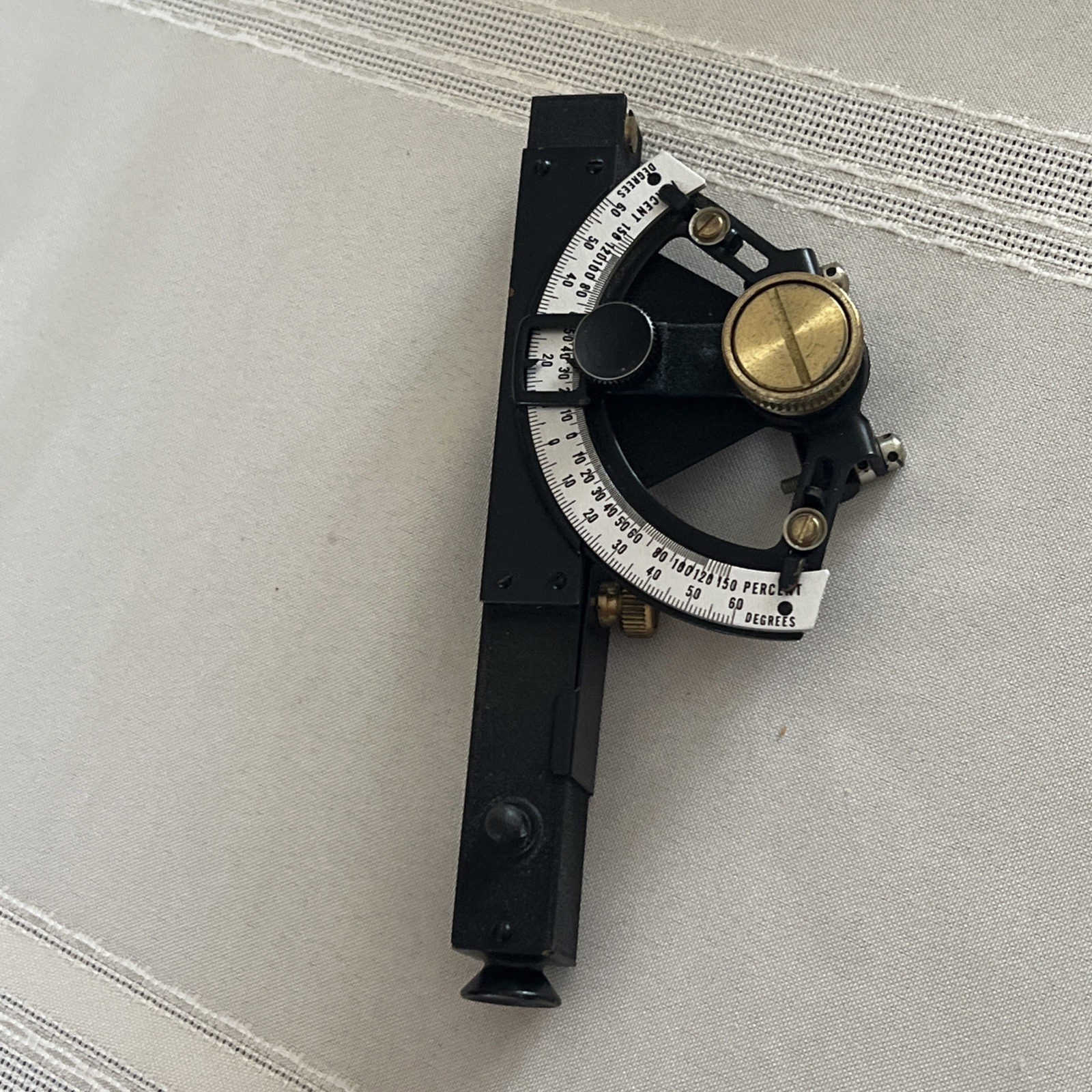 Vintage Dietzen Surveyor Equipment Tool Metal with Bubble Level