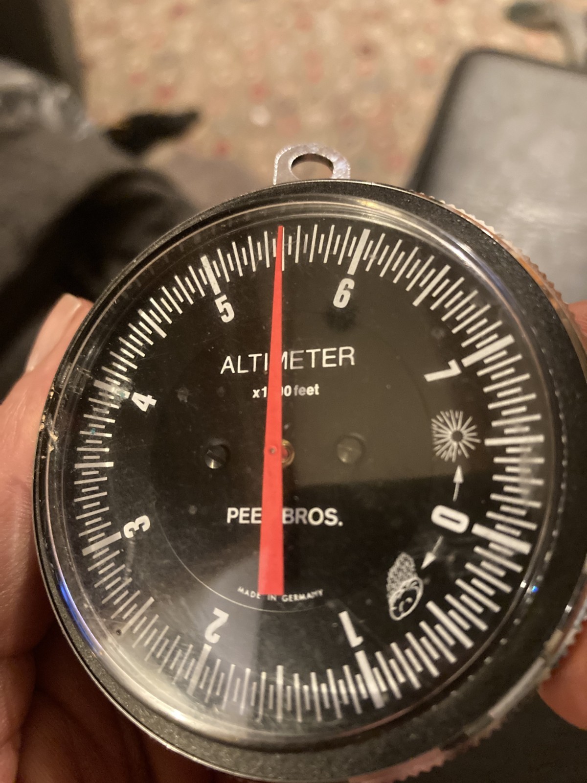 Vintage Peet Bros Altimeter Made in Germany
