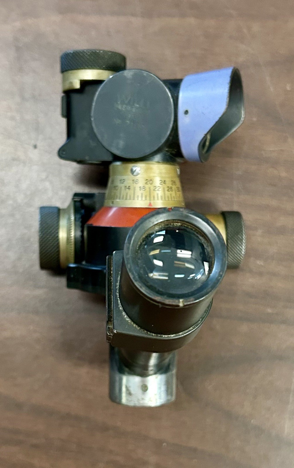 1943 Wild Heerbrugg WWII SURVEY SCOPE 3684 TESTED artillery 2109 VINTAGE RARE