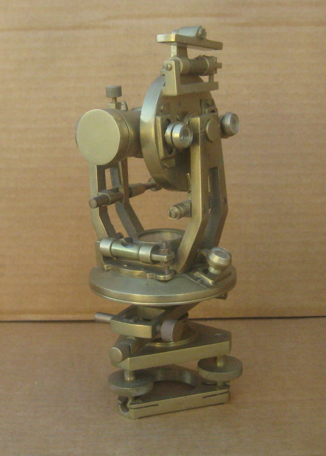 Antique Brass Stanley London Theodolite Survey Transit Scope (replica) India