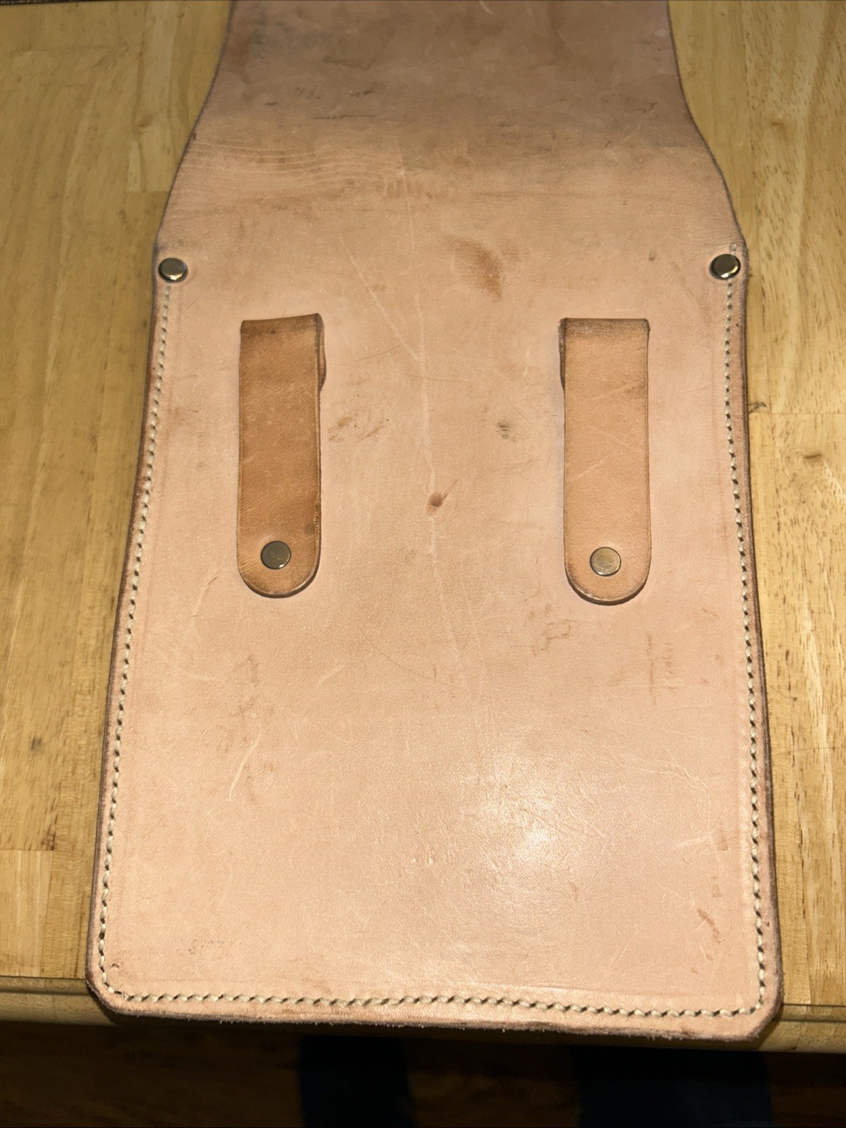 Vintage Roy Gfeller Casemaker Leather Geologist Map Field Case Pen Notebook Case