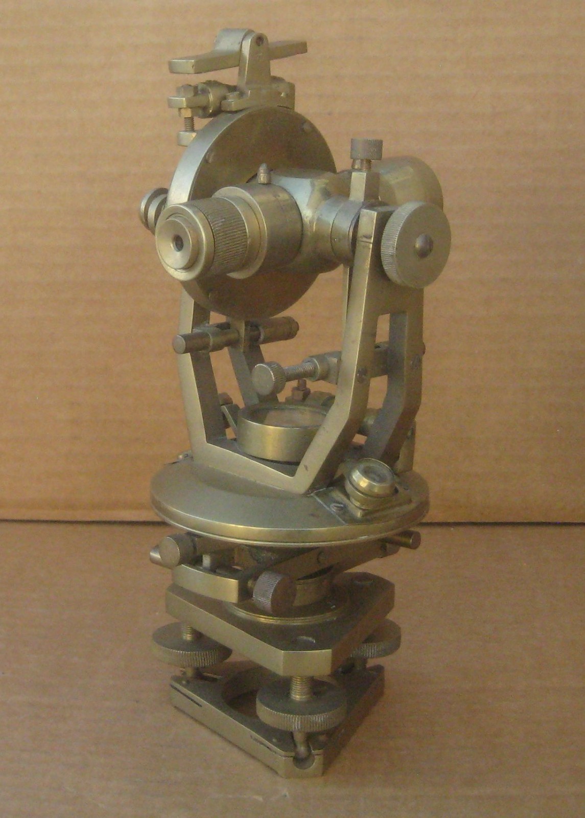 Antique Brass Stanley London Theodolite Survey Transit Scope (replica) India
