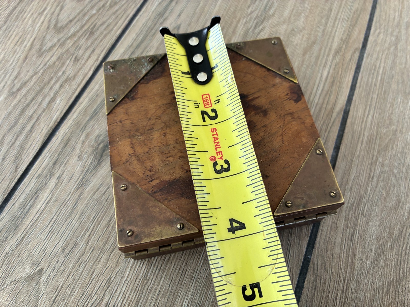 Vintage Surveyor Compass in Walnut Case w/ Piano Hinge – New Mexico +FAST SHIP!