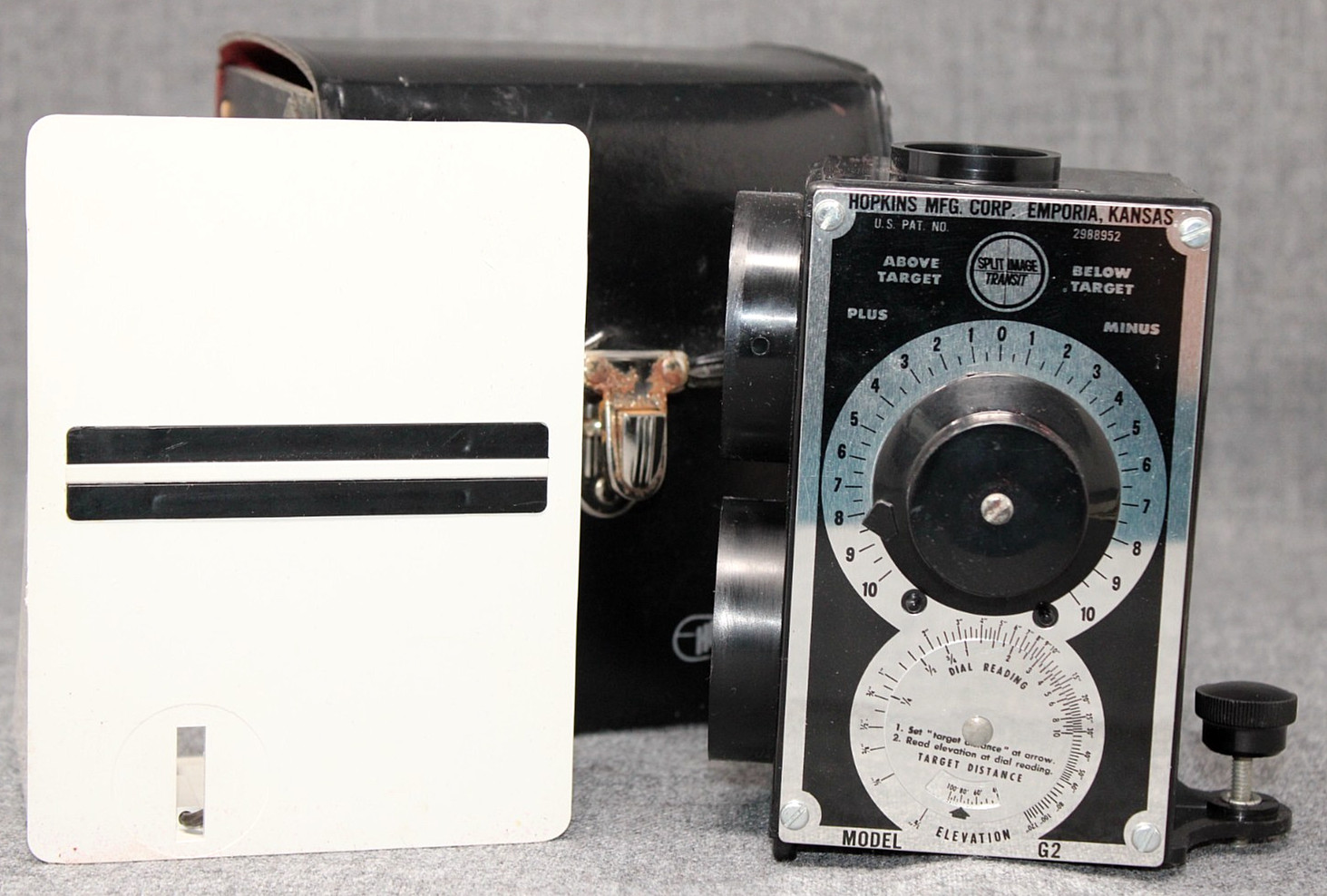 Vintage HOPKINS USA Split Image Transit G2 “Hoppy” w/ Case, Target, Instructions