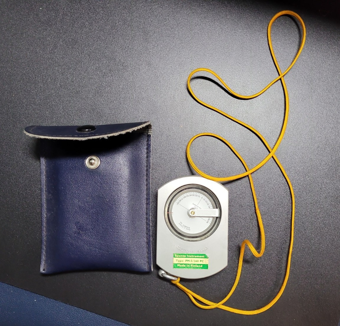 Suunto PM-5/360 PC Precision Clinometer Finland EUC W/ Case
