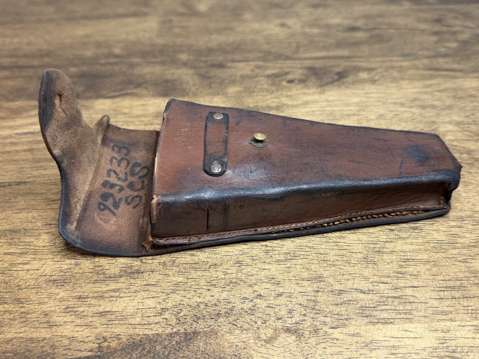 vintage Keuffel & Esser Topographic Abney level Surveyor Tool leather case