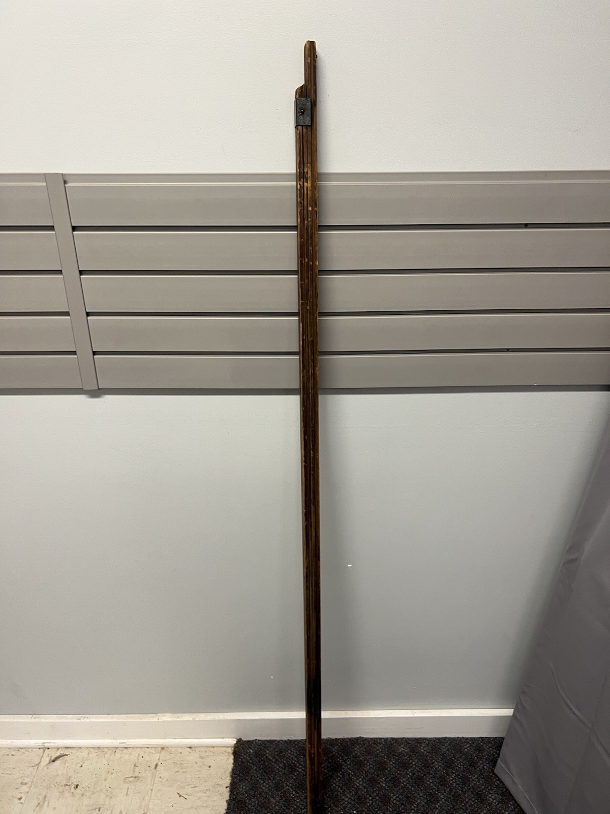 Vintage WOOD MEASURING STICK grade rod rule surveying level story pole Wall Art