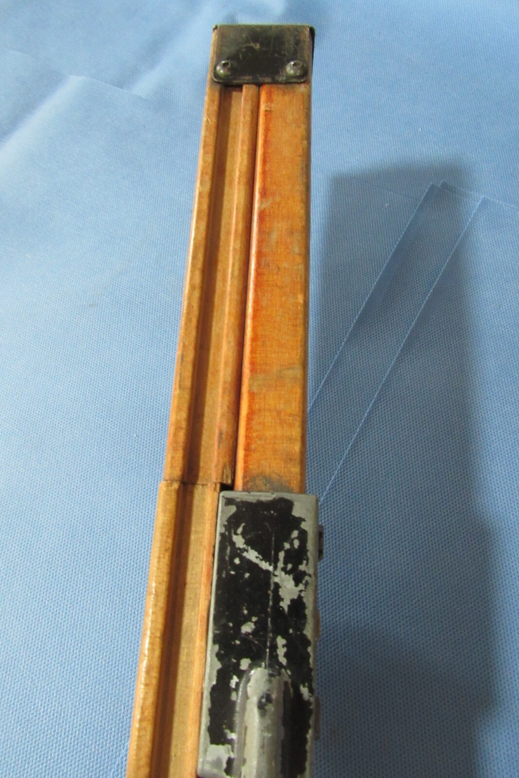 Vintage John Woods Survey Grade Rod Staff Measuring Stick 2 Slide Section 13.3′
