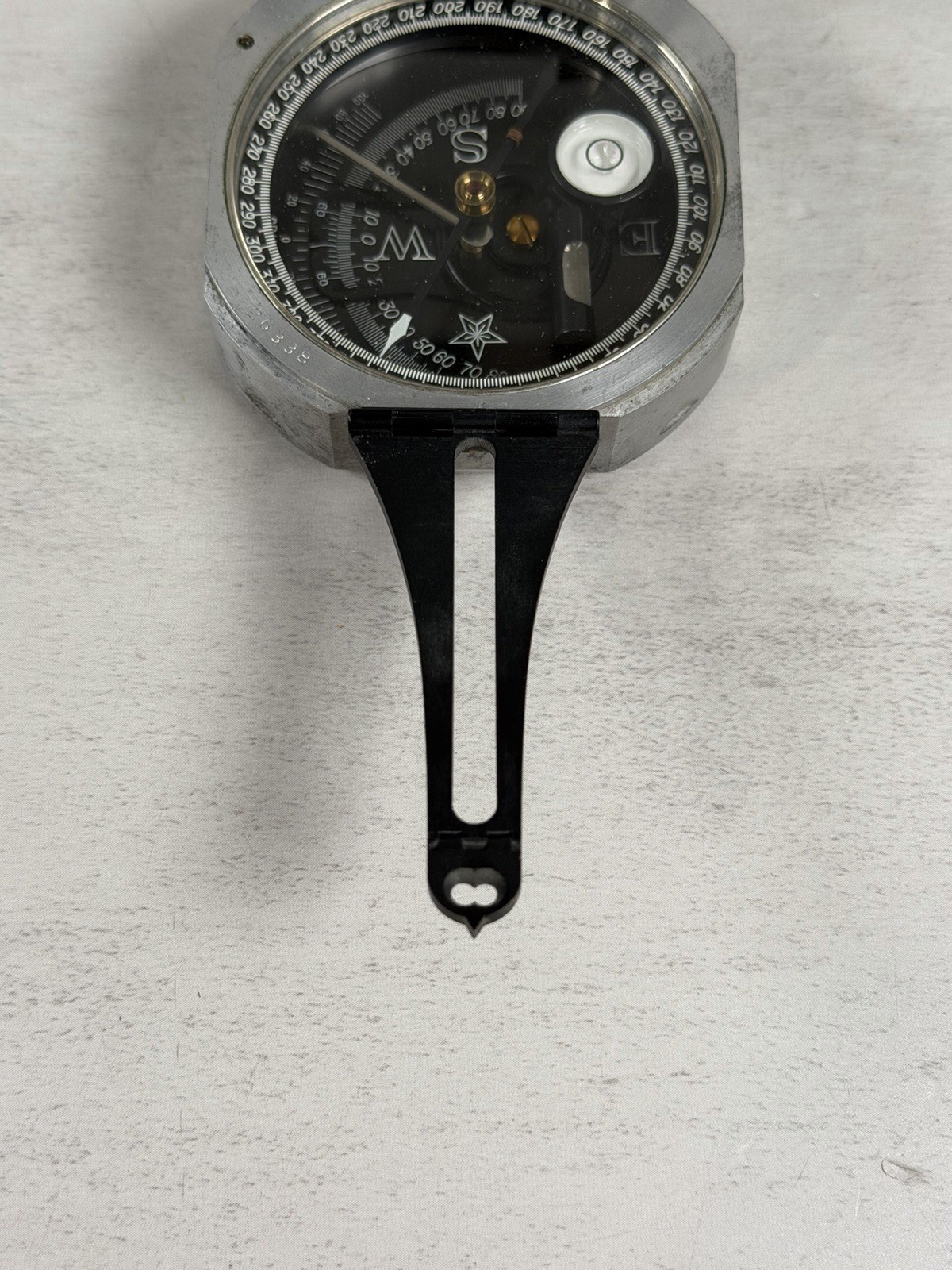 Vintage DW Bruntons Pocket Transit Compass USA Ainsworth & Sons