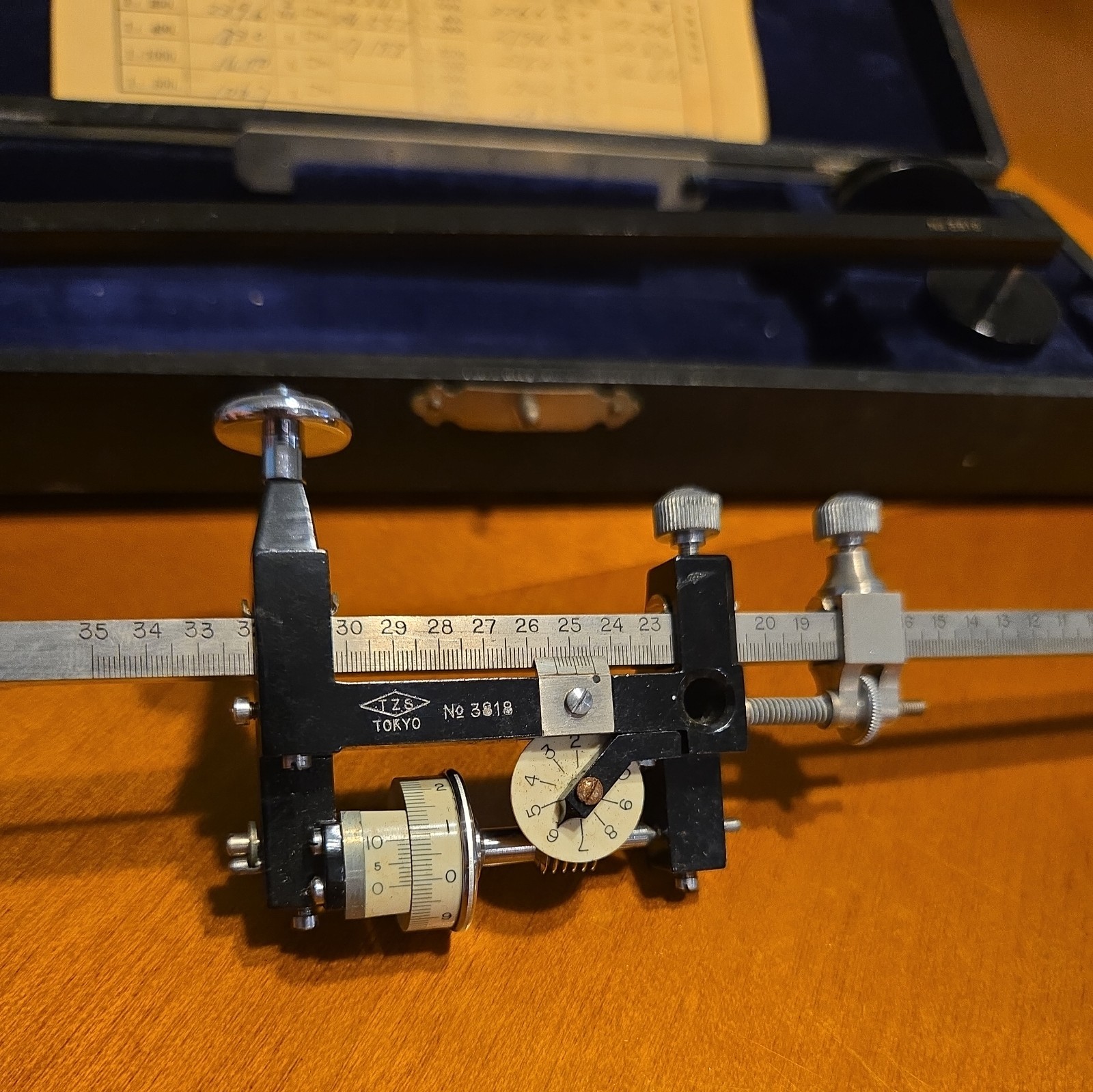 TAMAYA VINTAGE POLAR COMPENSATING PLANIMETER. JAPAN. No 3818