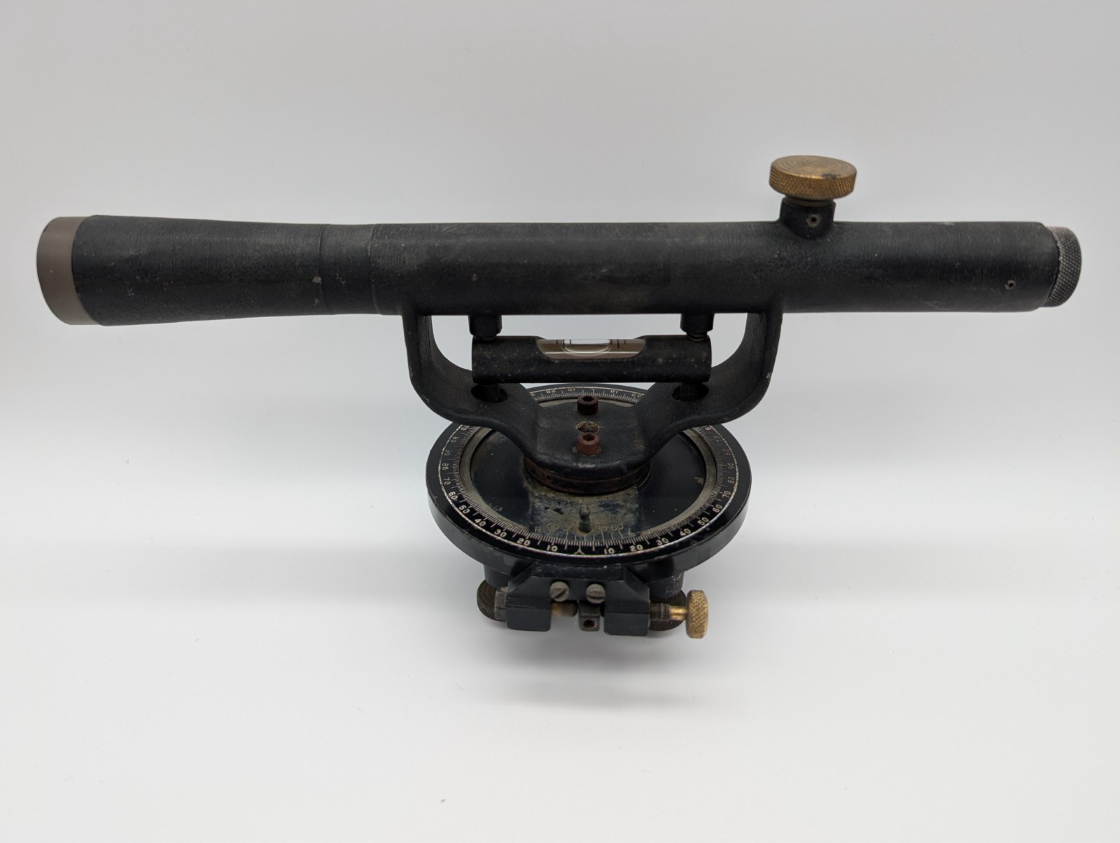 Vintage David White Realist Transit Level Builder Scope Head Unit Crosshairs