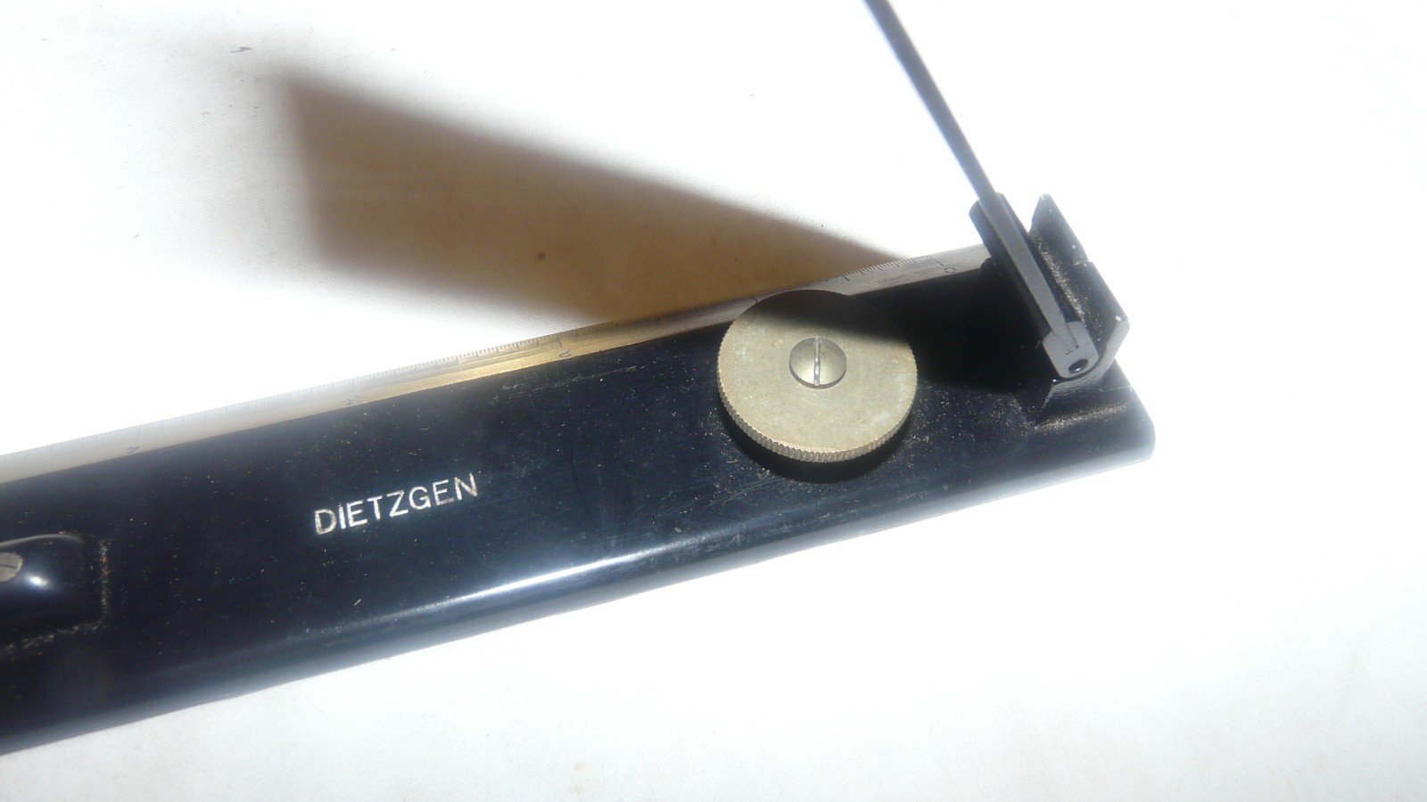 RARE VINTAGE DIETZGEN USMC MAP READING SURVEYORS TOOL WITH CASE & COMPASS