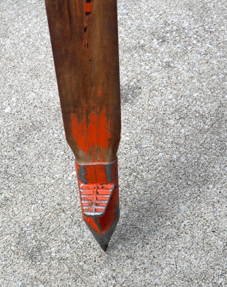 Vintage Chicago Steel Tape Co. Wooden Surveyor’s Tripod – Heavy Duty Mdl. WDW-20