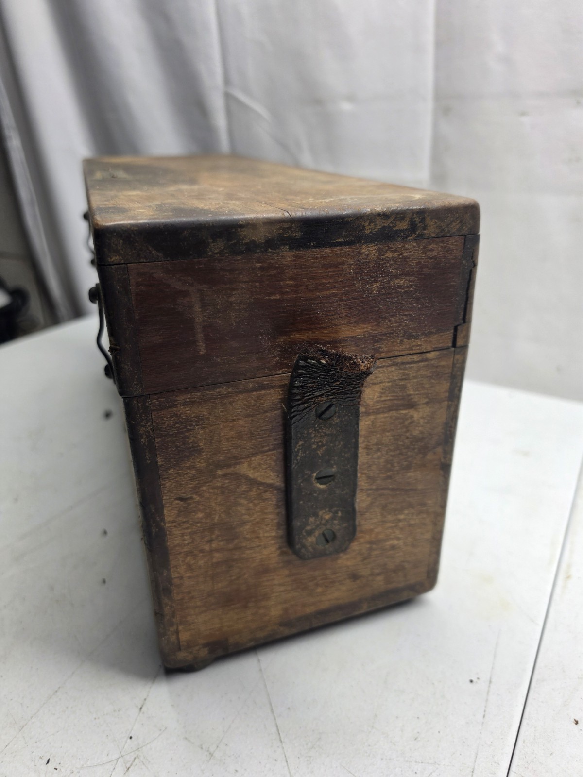 Antique BUFF & BUFF Brass Transit. Wood Box Survey Tool Surveyor