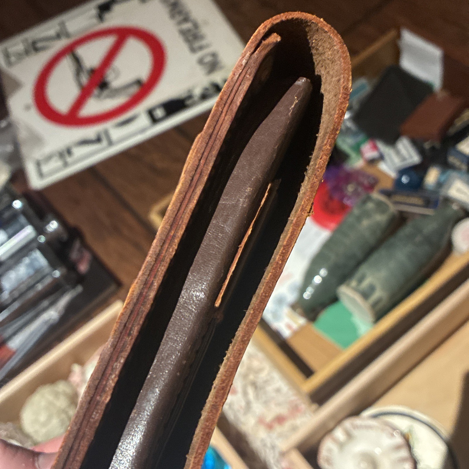 Topman Makers USGS leather surveyors belt pouch field case washington