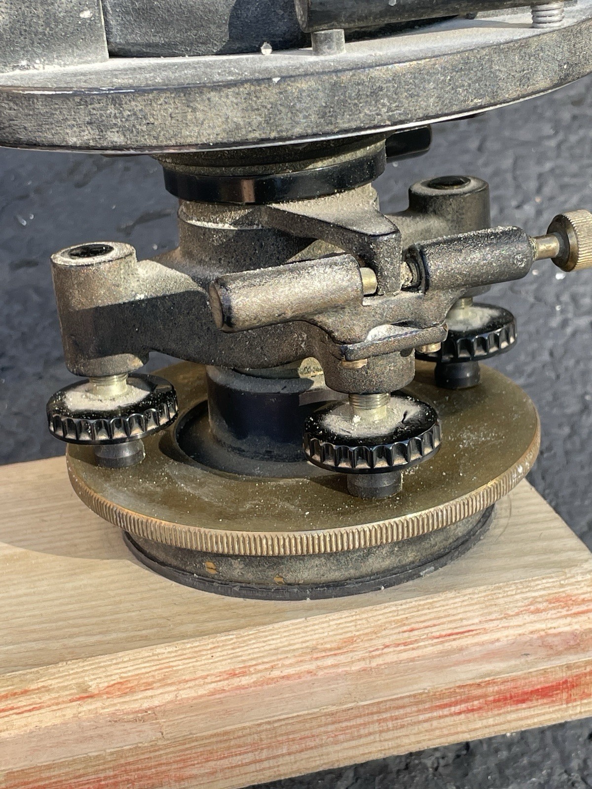 Vtg CL Berger & Sons Brass Surveyor Transit