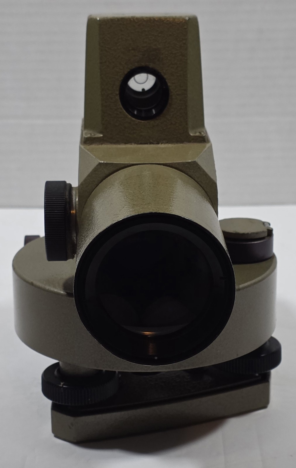 Vintage Optical Surveying Level with Tribrach Base – Mid-Century – Unknown Maker