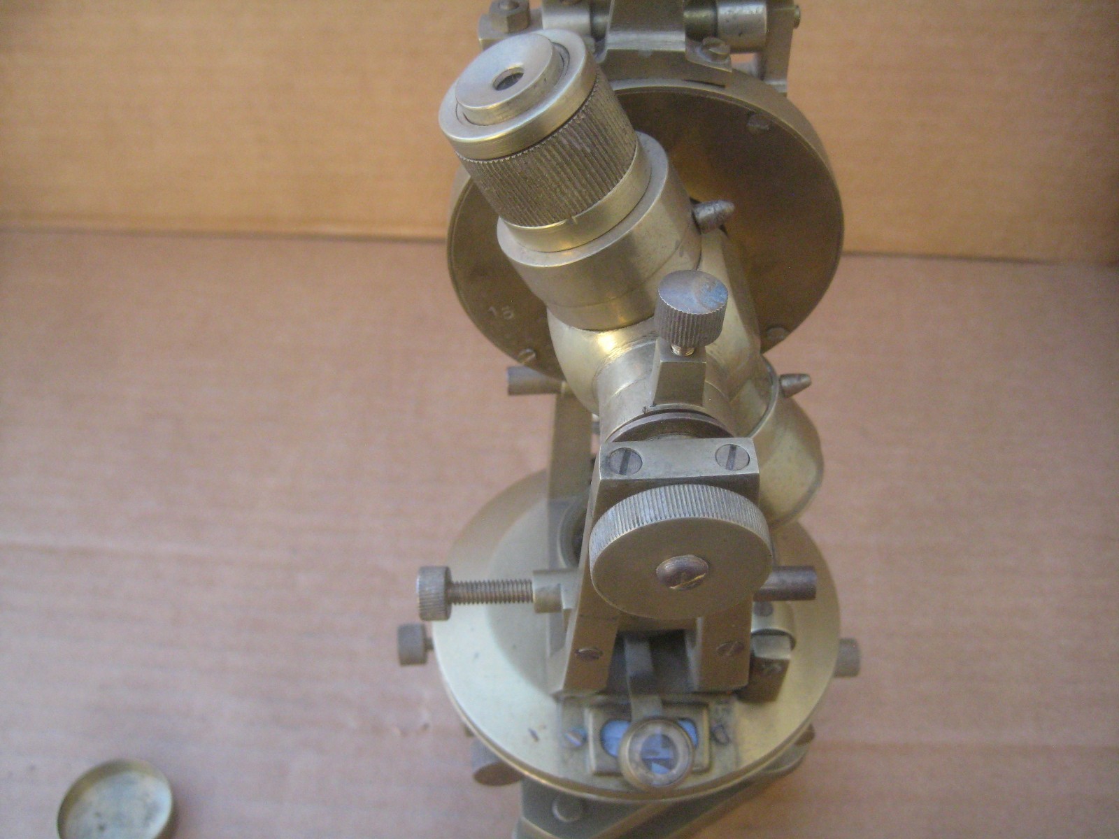 Antique Brass Stanley London Theodolite Survey Transit Scope (replica) India