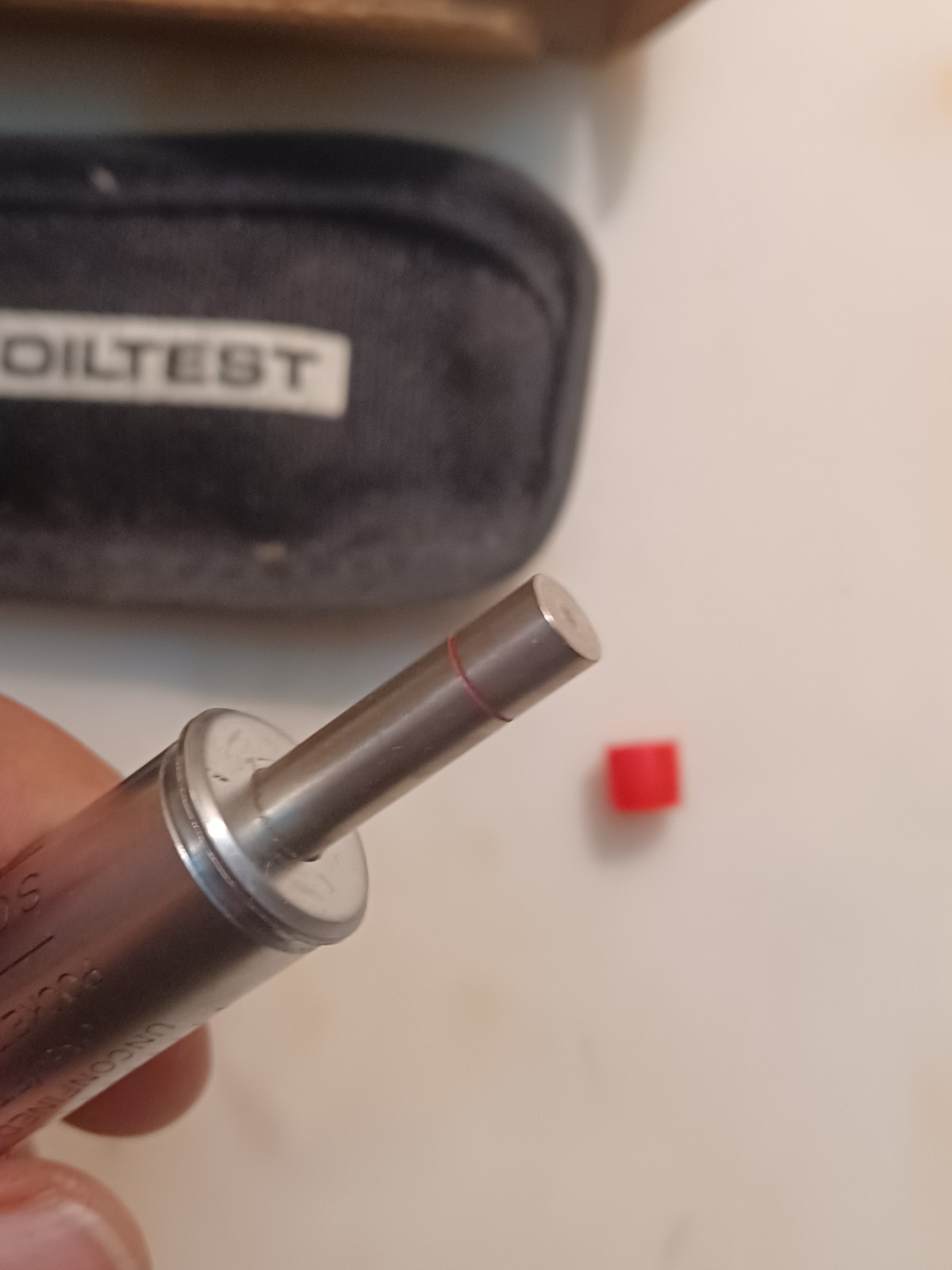 Soiltest CL-700A Pocket Penetrometer & CL-701 Adapter Foot w/ Black Carry Case