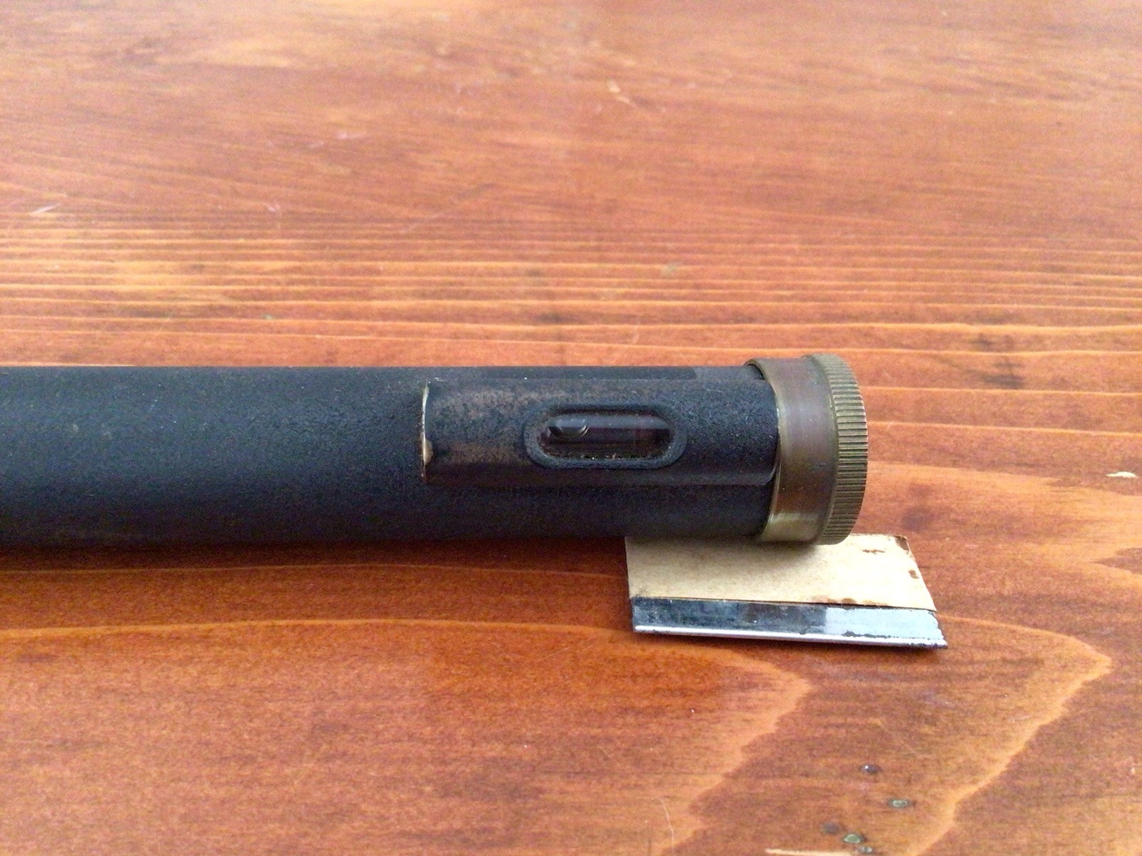 Vintage Lietz Engineer’s hand-held sight Level with Leather case