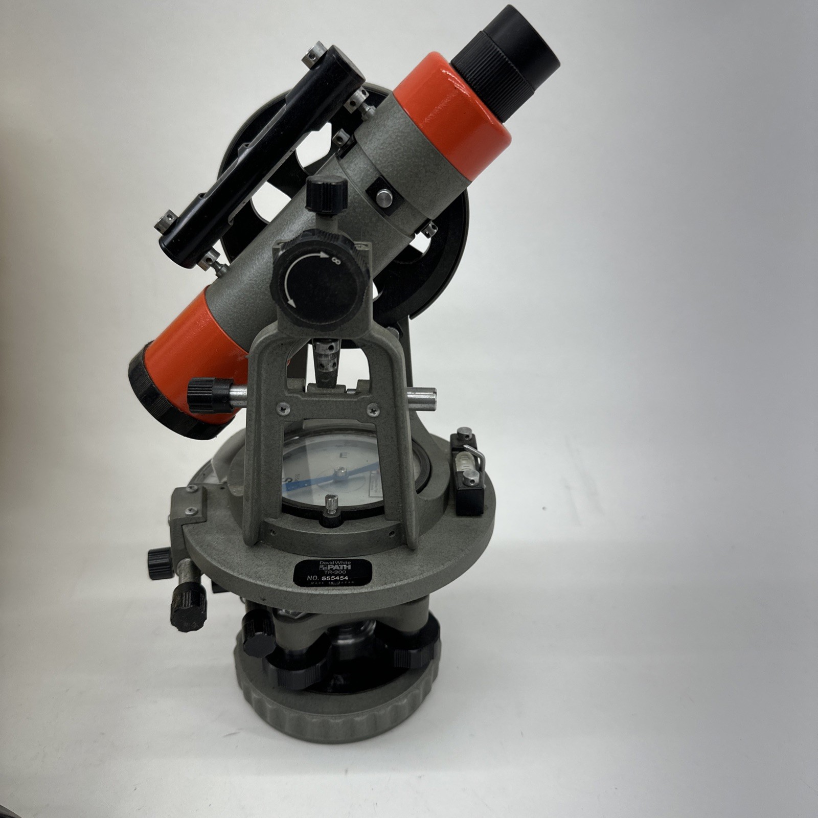 David White Path TR-300 Surveying Level Transit & Case