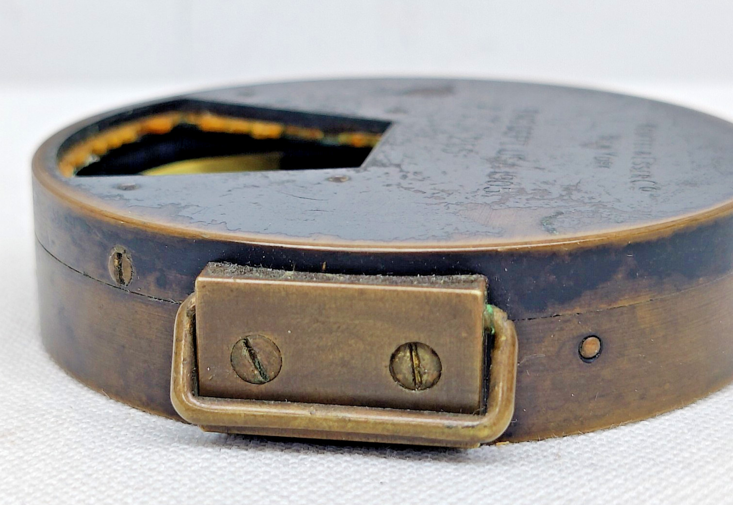 Keuffel & Esser Model 255 Marching Compass or Pocket Transit Engineer Dept 1905