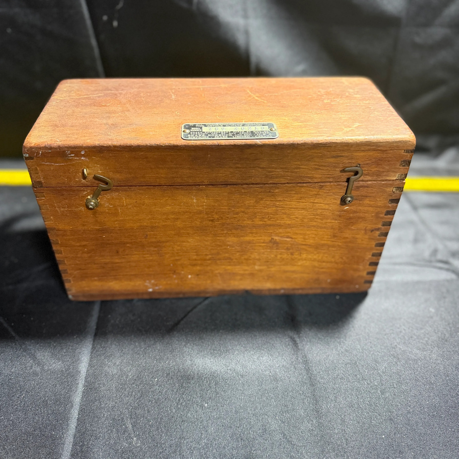 Vintage Sears Roebuck Transit Wooden Case — Box Only