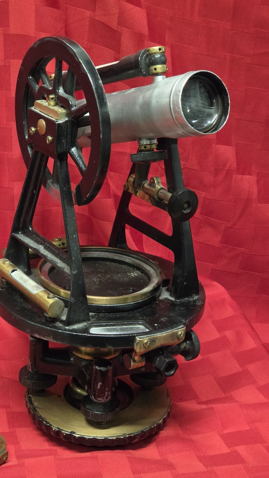 Antique 1900s W & L.E. Gurley Troy NY USA Surveyor’s Transit W/ Box