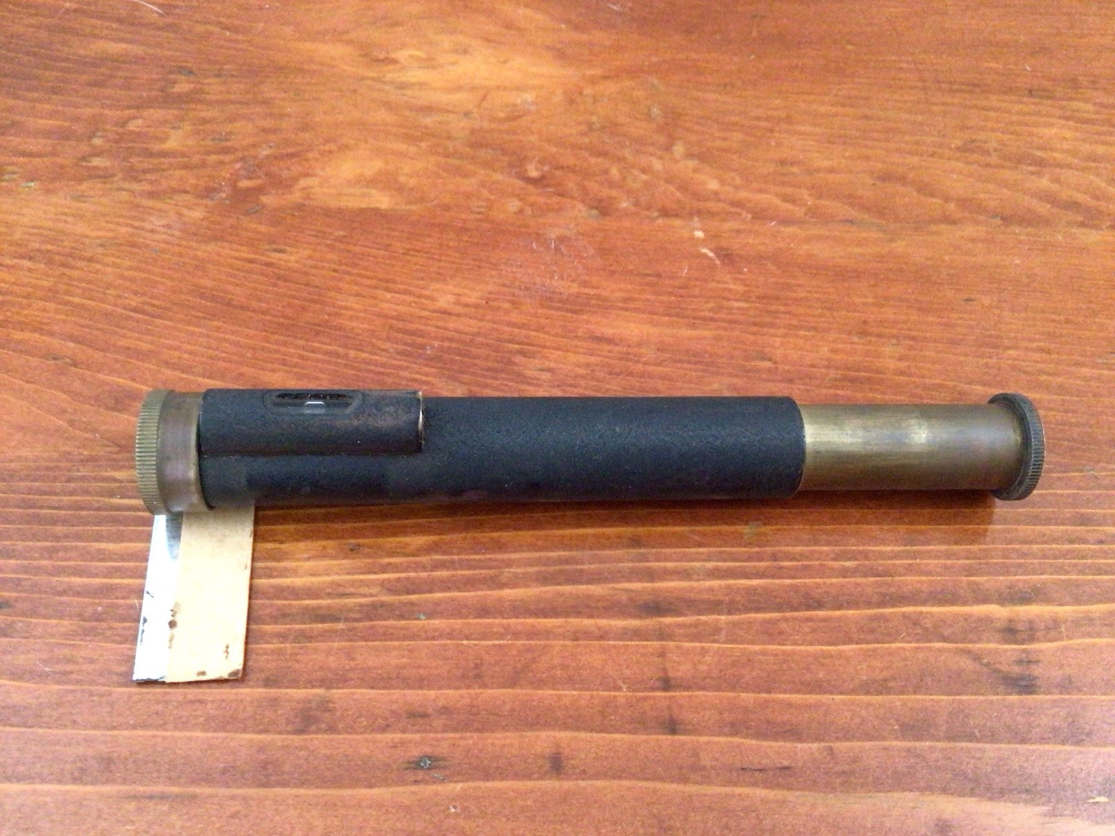 Vintage Lietz Engineer’s hand-held sight Level with Leather case