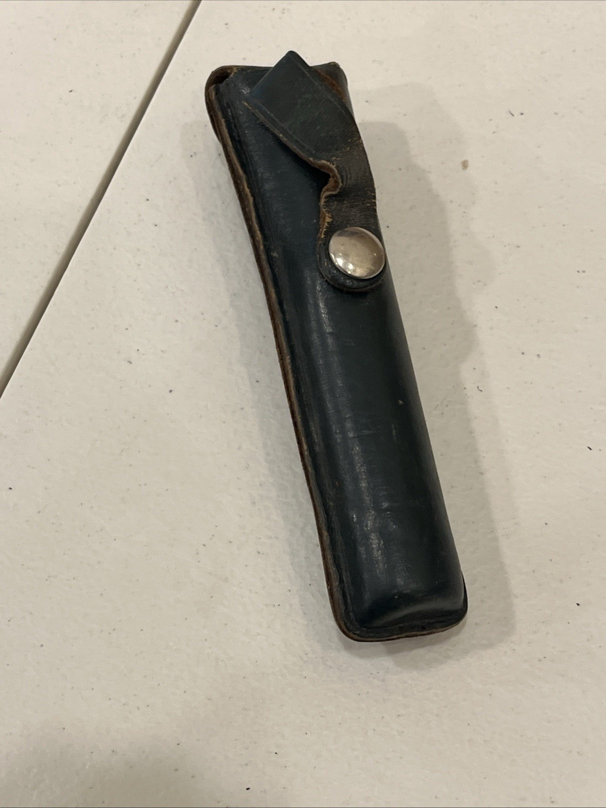 Vintage K&E Keuffel & Esser Co. Hand Level Survey Sight Tool with Leather Case